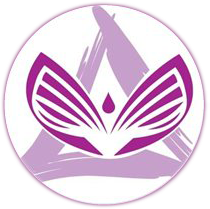 a close up of a logo