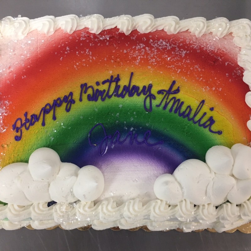 a close up of a cake