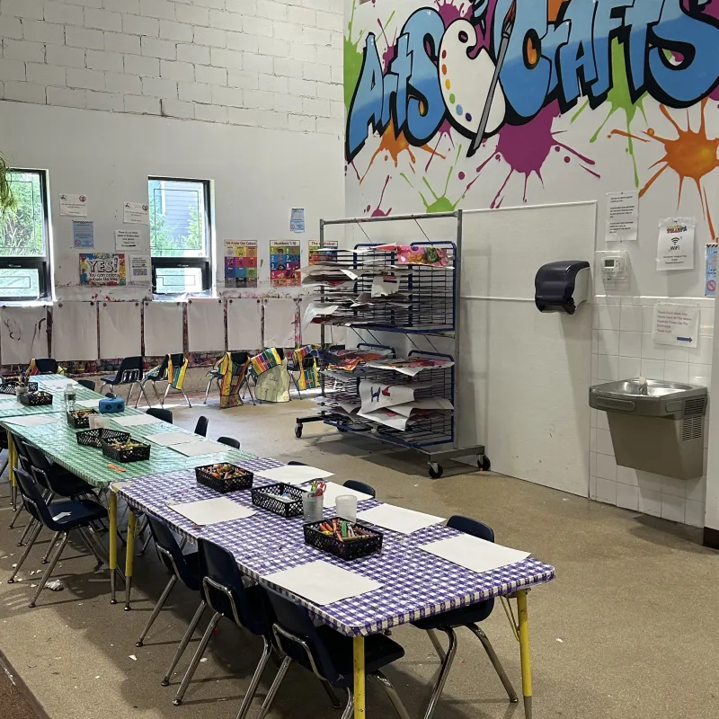 a group of people performing on a counter