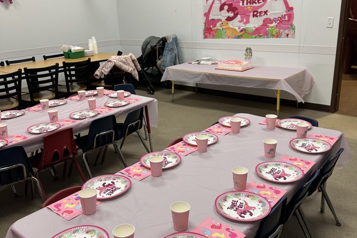 a group of pink flowers on a table